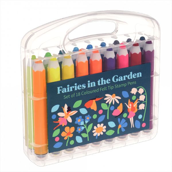 Rex Fairies In The Garden Felt Tip Pens & Stamps | Allium Interiors