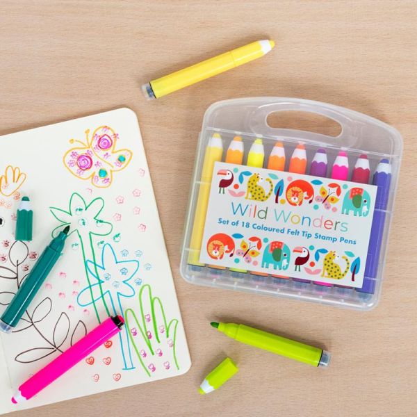 Rex Wild Wonders Felt Tip Pens & Stamps | Allium Interiors