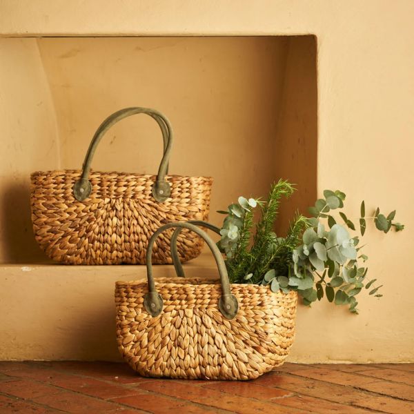 Robert Gordon Harvest Basket Forest Green | Allium Interiors