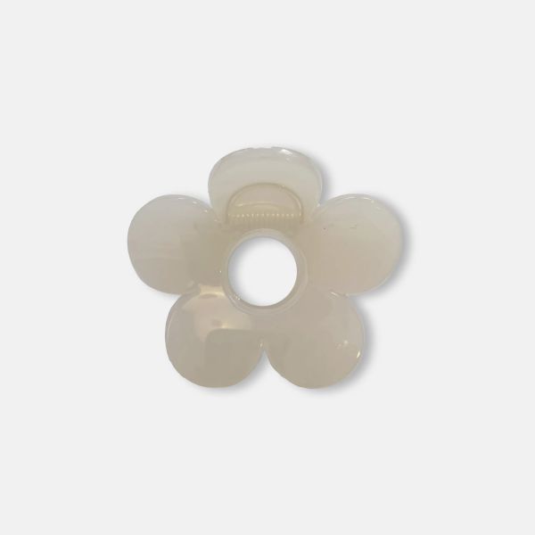 Stella+Gemma Hair Claw Flower Outline Light Pink | Allium Interiors