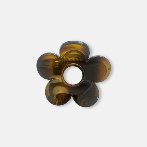 Stella+Gemma Hair Claw Flower Outline Tort | Allium Interiors