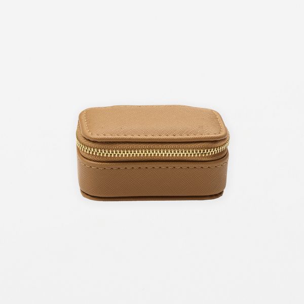 Stella+Gemma Jewellery Box Rectangle Small Caramel | Allium Interiors