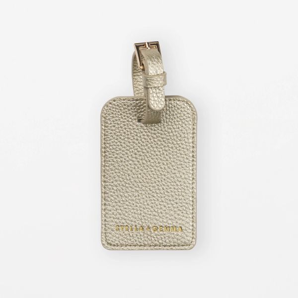 Stella+Gemma Luggage Tag Gold | Allium Interiors