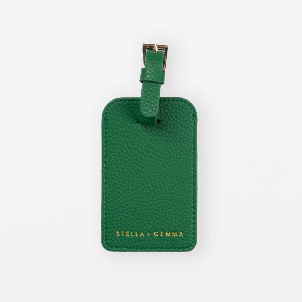 Stella+Gemma Luggage Tag Supergreen | Allium Interiors
