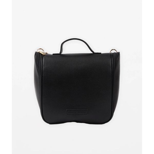 Stella+Gemma Hanging Makeup Case Black | Allium Interiors