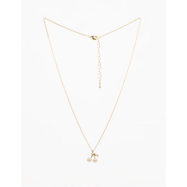 Stella+Gemma Necklace Chrystal Cherries Gold | Allium Interiors