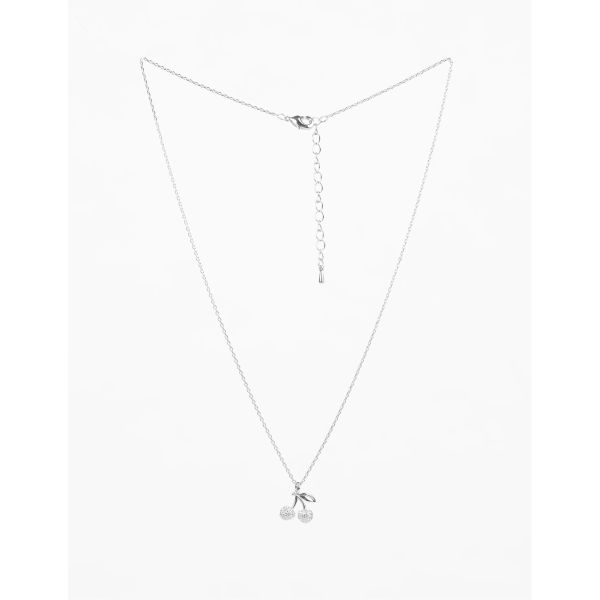 Stella+Gemma Necklace Chrystal Cherries Silver | Allium Interiors