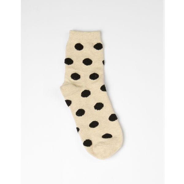Stella+Gemma Socks Dots Natural Black | Allium Interiors