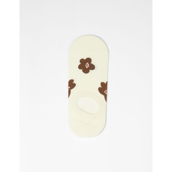 Stella+Gemma Socks No Show White Chocolate Flower | Allium Interiors