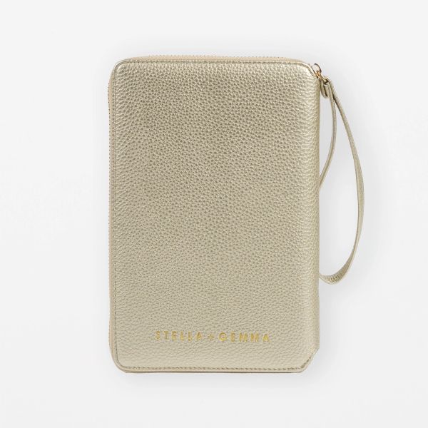 Stella+Gemma Travel Wallet Gold | Allium Interiors