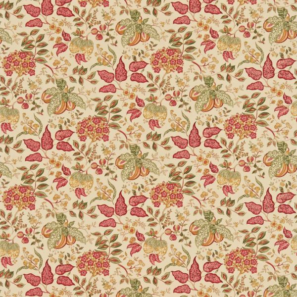Sanderson Fabric Madagascar Gold/Red | Allium Interiors