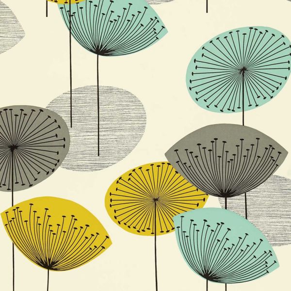 Sanderson Wallpaper Dandelion Clocks Chaffinch | Allium Interiors