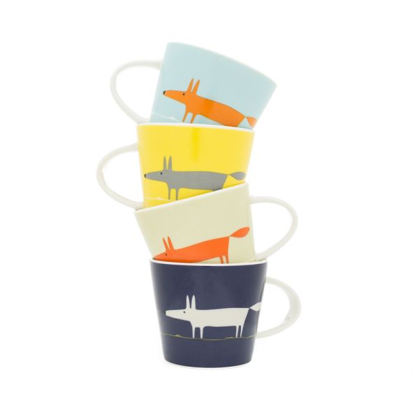 Scion Espresso Cups Mr Fox Set of 4 | Allium Interiors