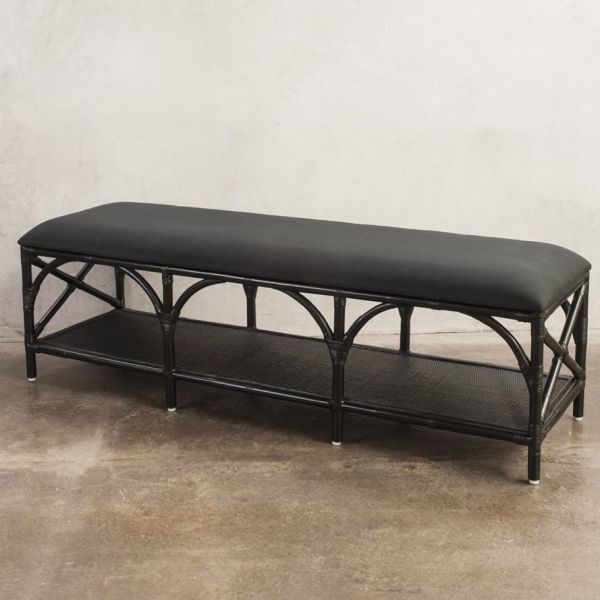 Bianca Lorenne Seggio Ottoman Black | Allium Interiors