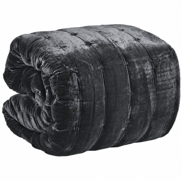 Seneca Velvet Pin Gunmetal | Allium Interiors