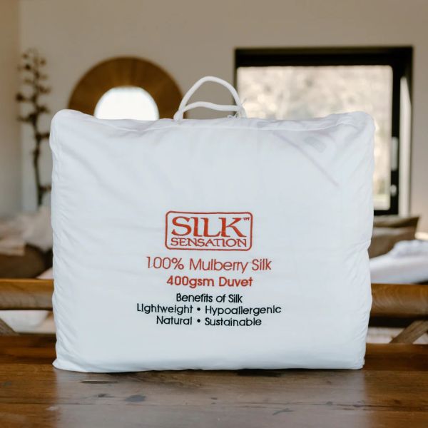 Silk Sensation Silk Filled Duvet Inner 400GSM | Allium Interiors
