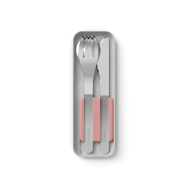 Monbento MB Slim Box Cutlery Flamingo | Allium Interiors