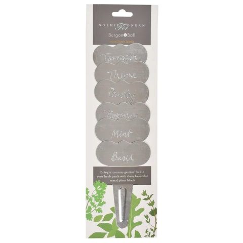 Sophie Conran Gardening Metal Herb Labels | Allium Interiors
