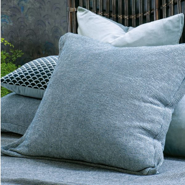 Bianca Lorenne Sottobosco Indigo Euro Pillowcase Each | Allium Interiors