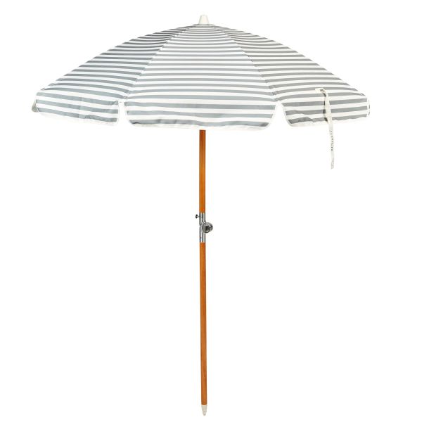 Sunnylife Luxe Beach Umbrella Seagrass Stripe | Allium Interiors