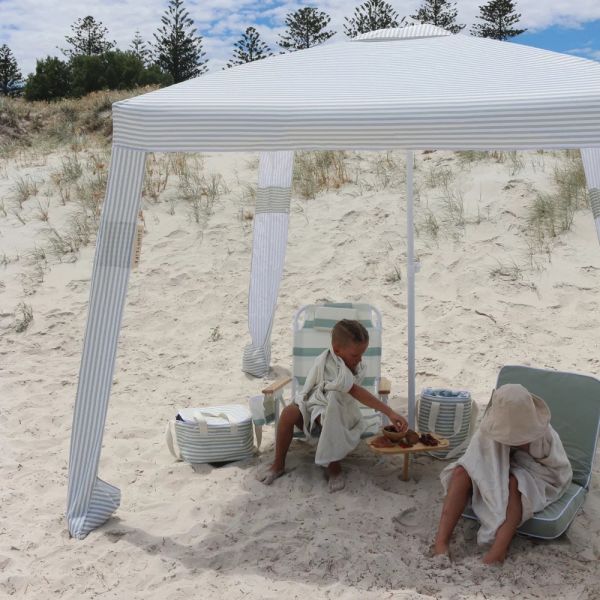 Sunnylife Beach Cabana Sea Sage Stripe | Allium Interiors