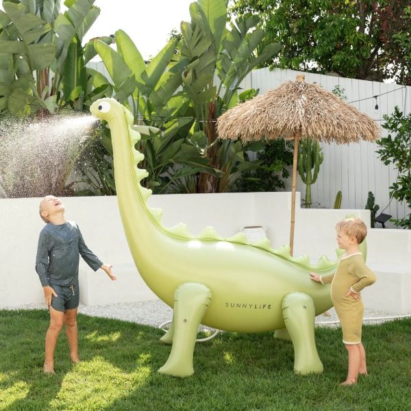 Sunnylife Kids Inflatable Sprinkler Dino Khaki | Allium Interiors