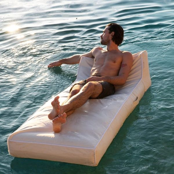 Sunnylife Luxe Lie-On Lounger Float Casa Cream | Allium Interiors