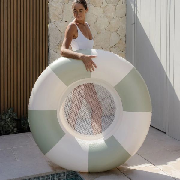 Sunnylife Luxe Pool Ring Soft Olive | Allium Interiors