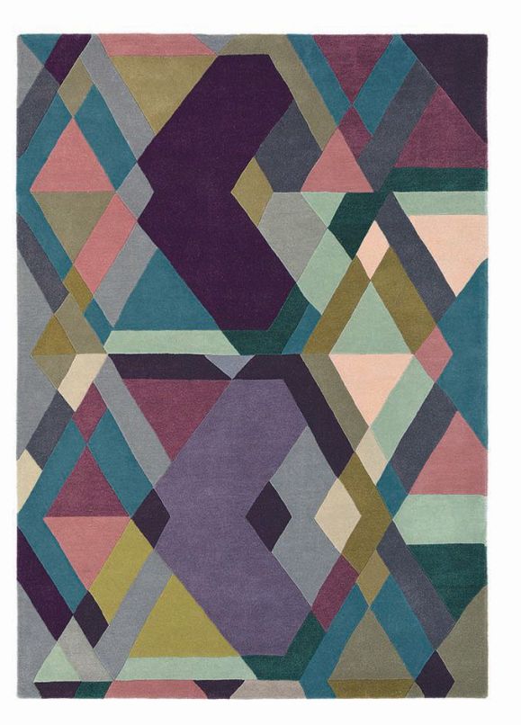 Ted Baker Rug Mosaic Light Purple | Allium Interiors