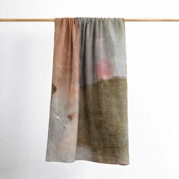 Thread Design Gentle Dawn Linen Throw | Allium Interiors