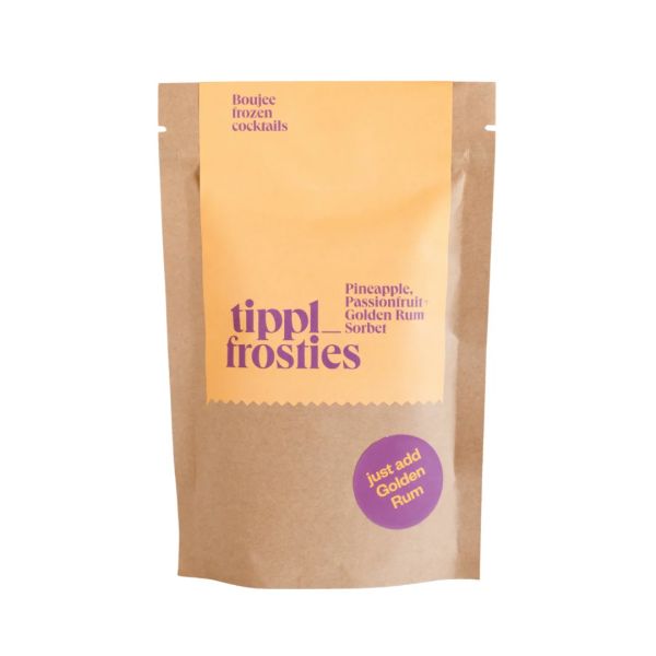 Tippl Frostie FROZEN COCKTAIL pineapple, passionfruit & golden rum sorbet | Allium Interiors