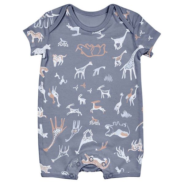 Toshi Baby Onesie Short Sleeve Wild Tribe | Allium Interiors