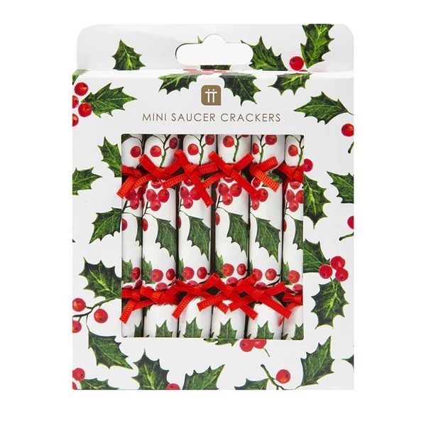 Talking Tables Christmas Cracker Saucer Holly | Allium Interiors