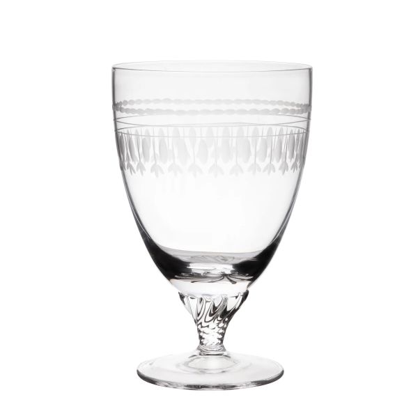 The Vintage List Glasses Bistro With Ovals Set of 6 | Allium Interiors