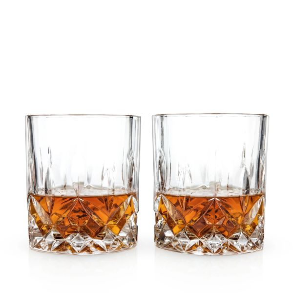Viski Admiral Crystal Tumblers | Allium Interiors