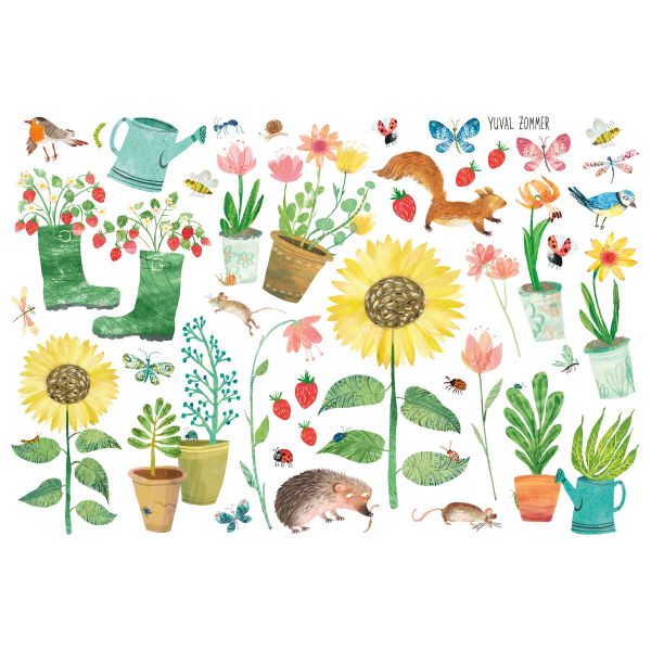 Villa Nova Wall Stickers Garden Grow | Allium Interiors