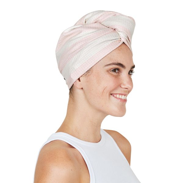 Dock & Bay Hair Wrap Waffle Primrose Pink | Allium Interiors