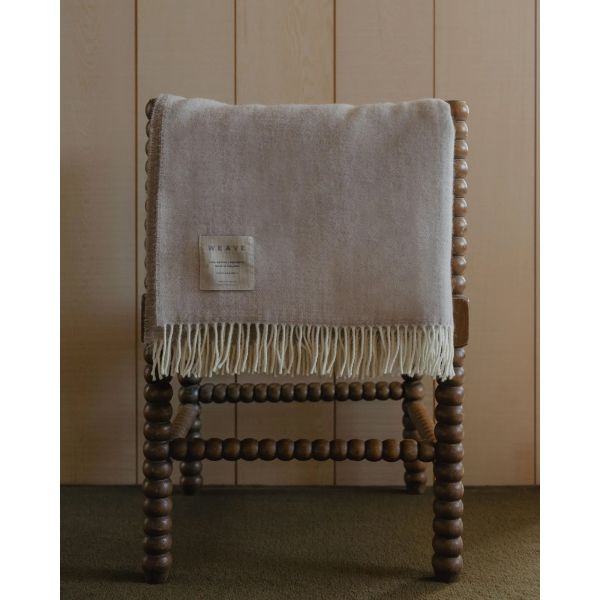 Weave Throw Harris Natural | Allium Interiors