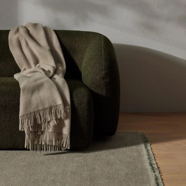 Weave Throw Nevis Limestone | Allium Interiors