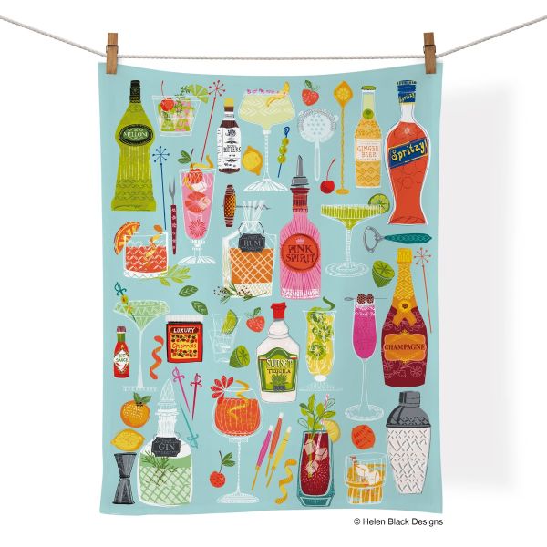 Werkshoppe Tea Towel 5 O'Clock Somewhere | Allium Interiors