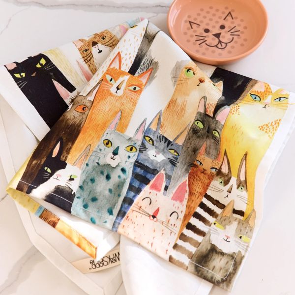 Werkshoppe Tea Towel Cat Power | Allium Interiors
