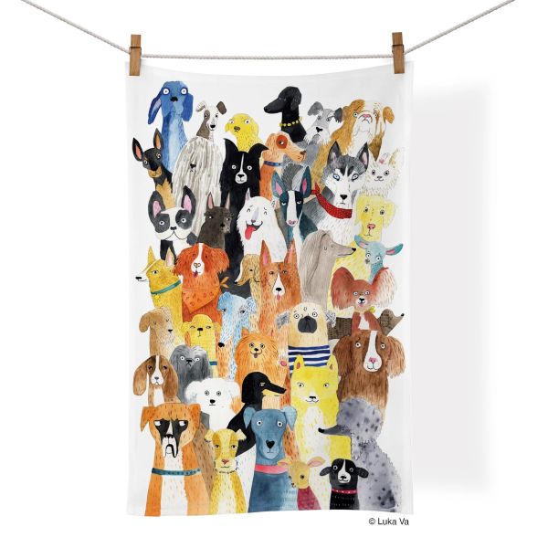Werkshoppe Tea Towel Dog Park | Allium Interiors