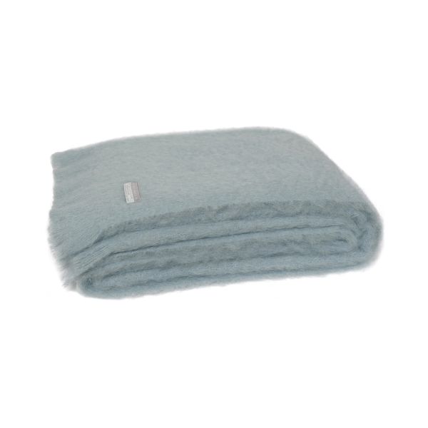 Windermere Mohair Throw Glacier | Allium Interiors