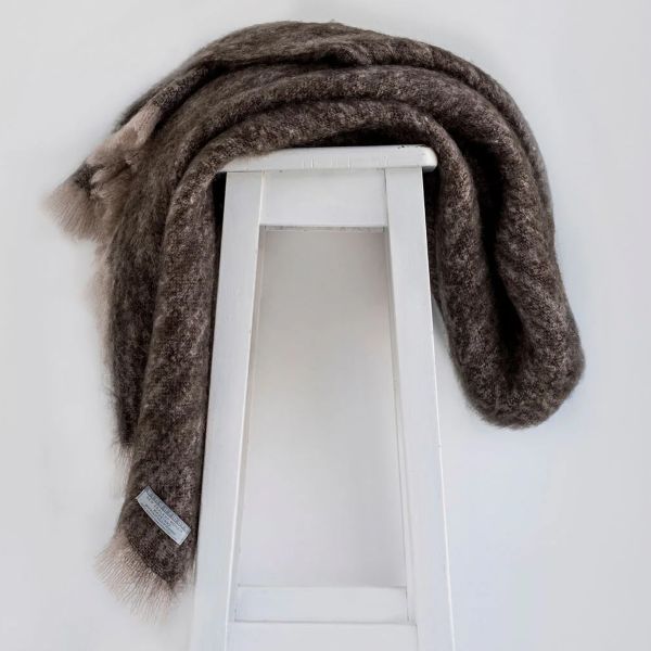 Windermere Mohair Throw Kiwi | Allium Interiors