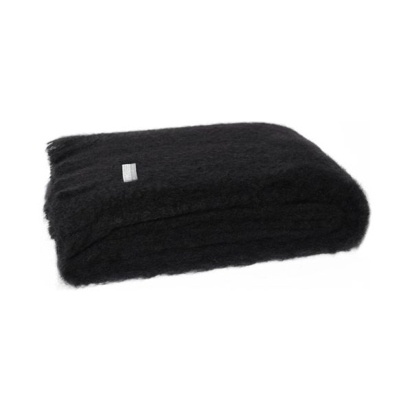 Windermere Mohair Throw Raven | Allium Interiors
