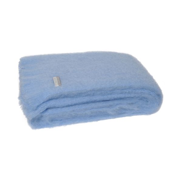 Windermere Mohair Throw Sky | Allium Interiors