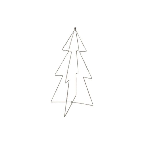 Le Forge Christmas Tree Fold Flat Silver | Allium Interiors