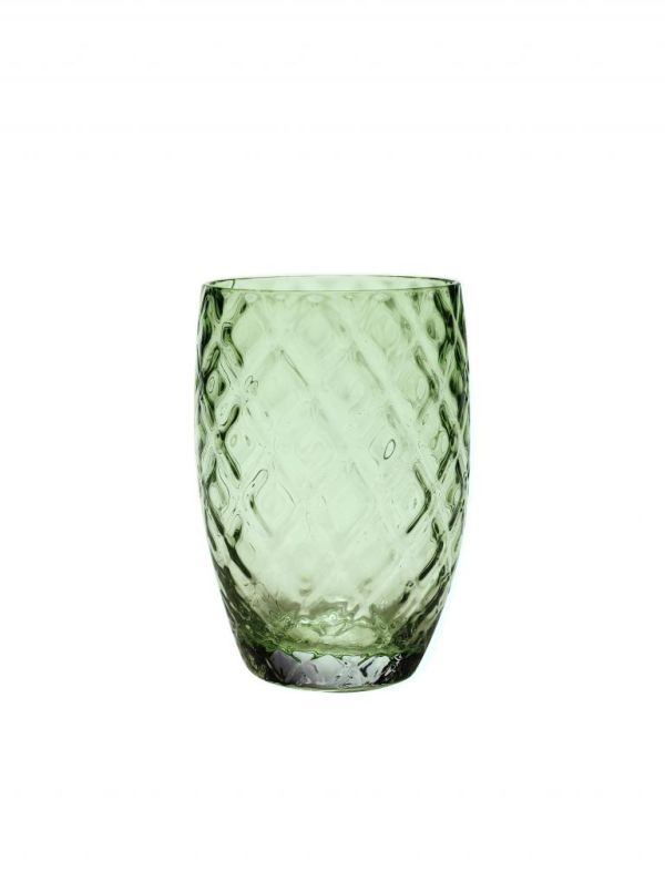 Zafferano Losanghe Tumbler Green | Allium Interiors