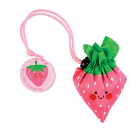 Rex Foldaway Shopping Bag Strawberry