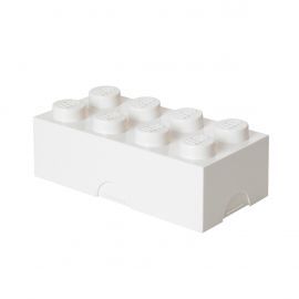 Lego Box Lunch/Stationery White